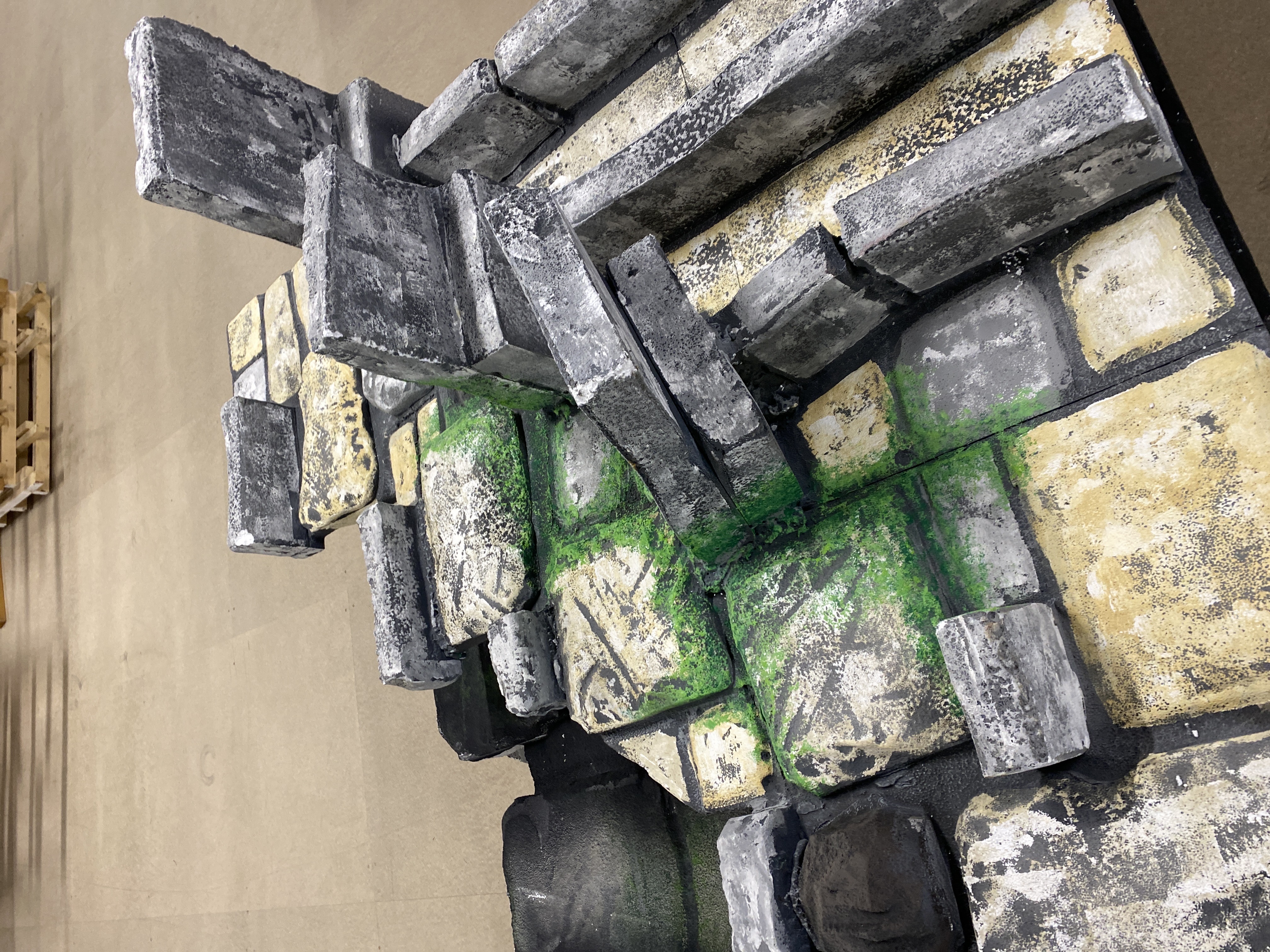 Product image for Eps rots en steen structuur decor elementen